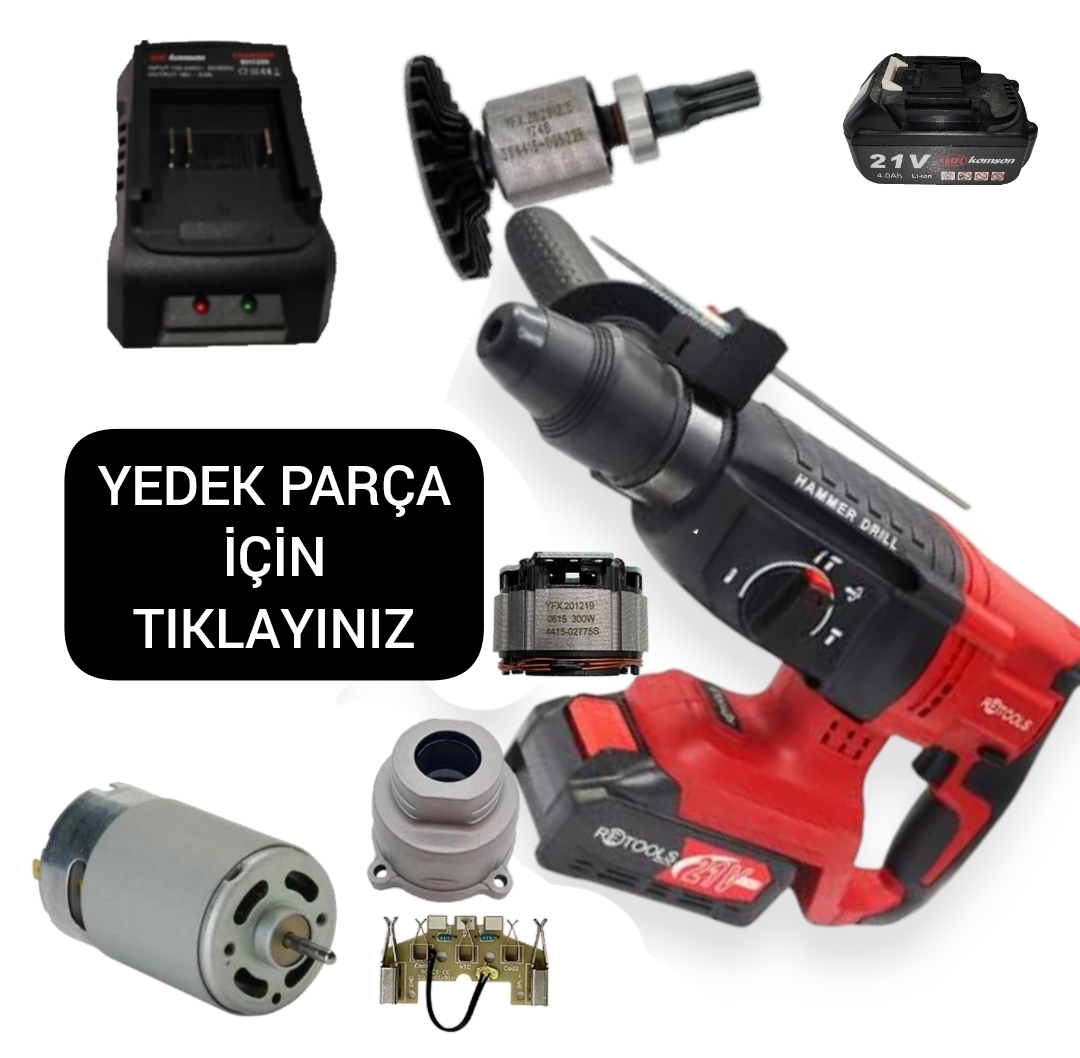 Retools kırmızı şarjlı hilti yedek parça