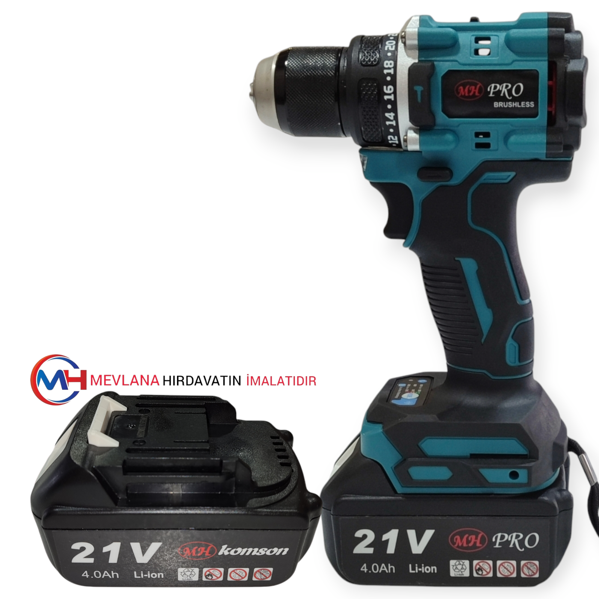 Mhpro Profesyonel Akülü Matkap Tw18a Brushless